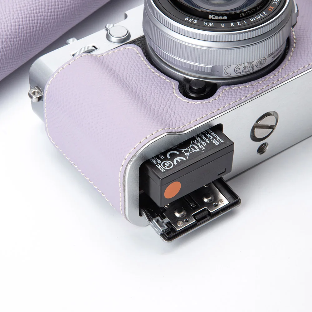 Фото Для Fujifilm Fuji X-E5 XE5 Чехол ручной работы из натуральной кожи Защитный чехол X-E5 Получехол Винтажная кожаная сумка X E5 Сумка для камеры №3