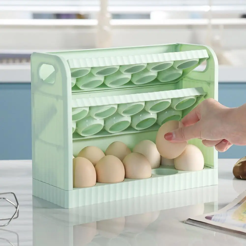 

Egg Storage Rack Practical Handheld Reversible Design Egg Container Kitchen Accessories for Home Egg Storage Box Egg Rack