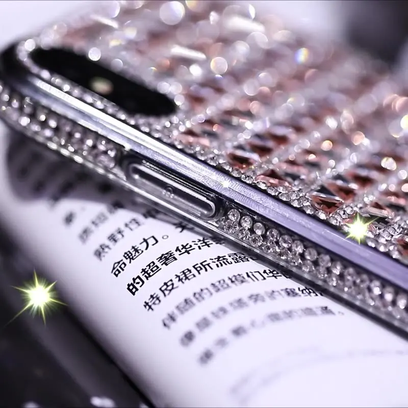 

creative diamond encrusted fashion phone case for protect your iphone