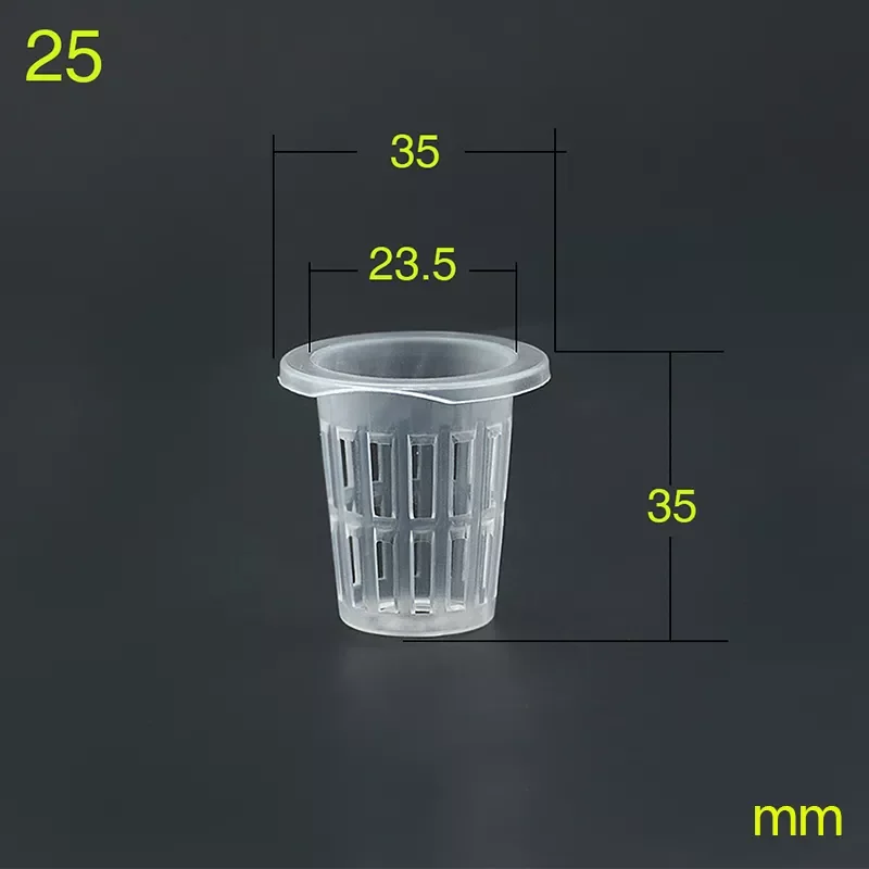 

Hydroponic colonization Mesh Pot Net Cup Basket Hydroponic Aeroponic Planting Grow Clone Nursery Plant Soilless