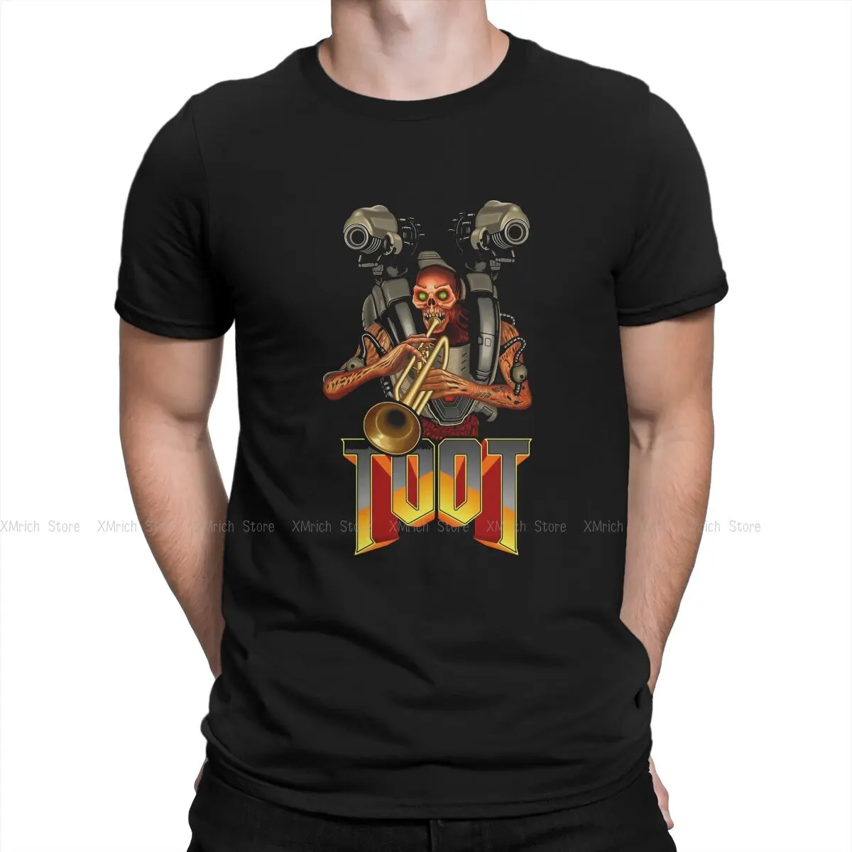 

Toot Unique TShirt Doom Eternal Slayer Hell Doomguy Seraphim Game Leisure T Shirt Newest Stuff For Adult