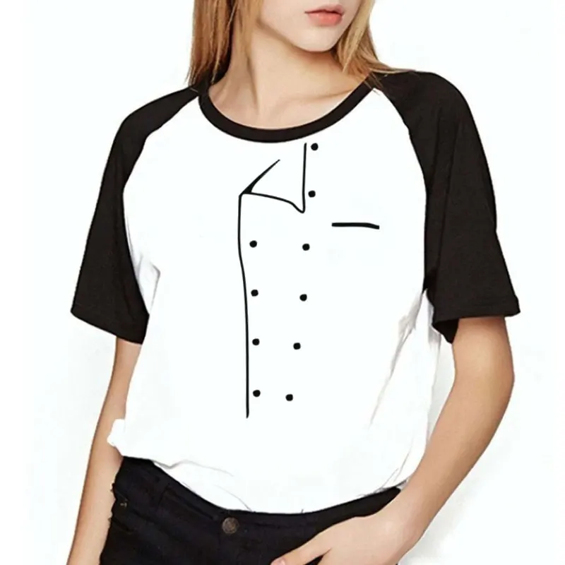 

Крутая дизайнерская футболка шеф-повара, мужской летний хлопковый топ с коротким рукавом, повседневный унисекс