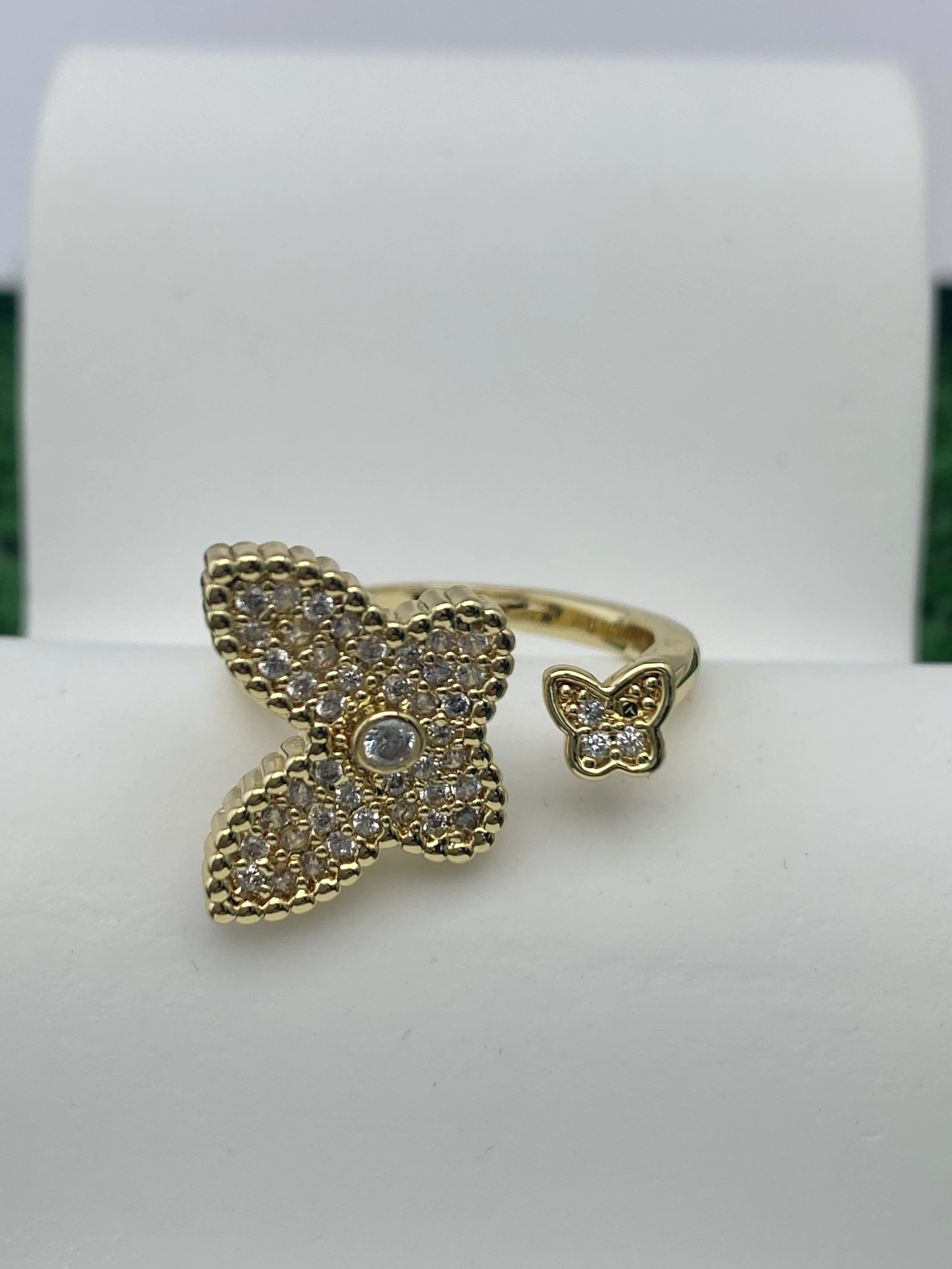 

Fashion Butterfly Opening Rings for Women Lovely Animal Jewelry Valentine Gift