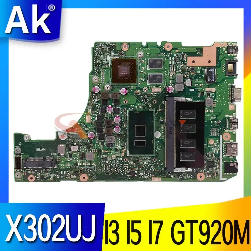 

Материнская плата для ноутбука ASUS X302UV X302U X302UA X302UJ, 4 Гб