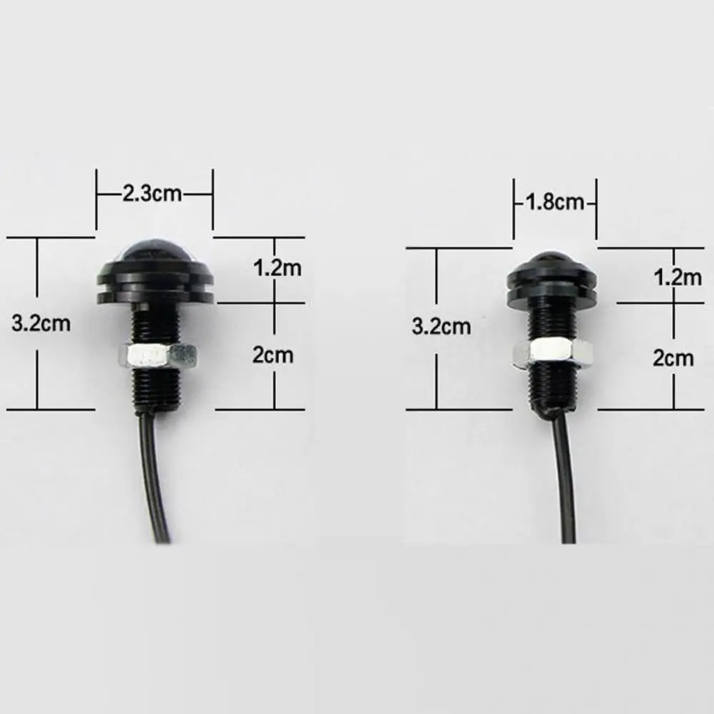 

2PCS 10W 23mm LED Eagle Eye Car Daytime Running DRL Tail Backup Lights Car Daytime Running Lights Waterproof 23mm Led Eagle