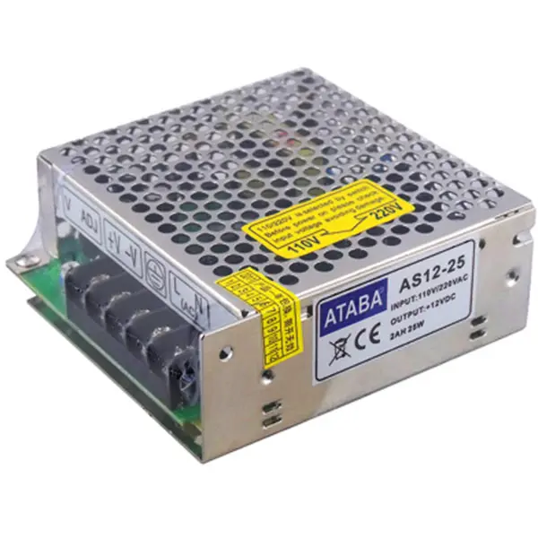 ATABA AS12-25 12 VOLT 2 AMP металлический чехол адаптер | Обустройство дома