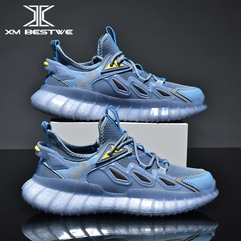 

XM BESTWE Breathable Shoes Men Sneakers Shoes Male Casual Mens Shoes Tenis Luxury Shoes Trainer Race Fashion Sport Running Shoes