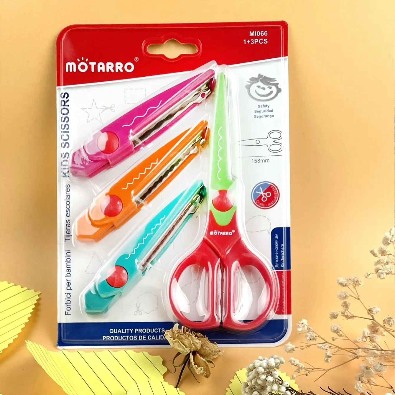 MOTARRO 4-стильный Минималистичный Набор Ножниц Для Кружева С Волнистым Узором