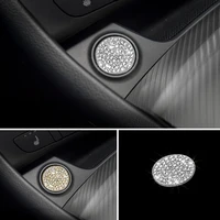 crystal style car engine start button case cover trim car interior accessories car interior supplies for audi q3 15 2018
