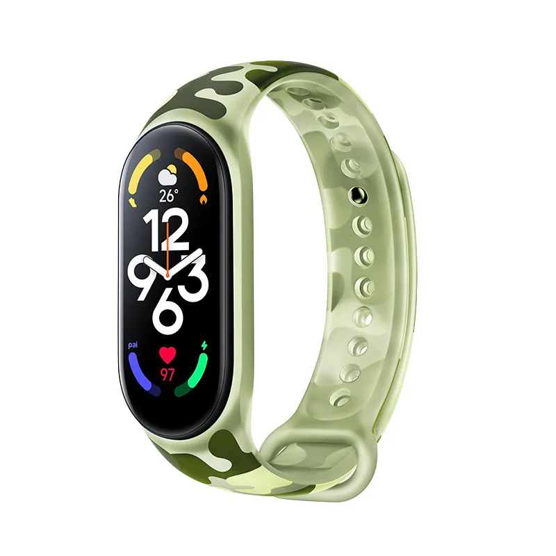 

Strap Bracelet for Mi Band Strap silicone Watch Belt Pulsera Correa MiBand 7 Wristband for Xiaomi Mi Band 7 6 5 4 3 Bracelet