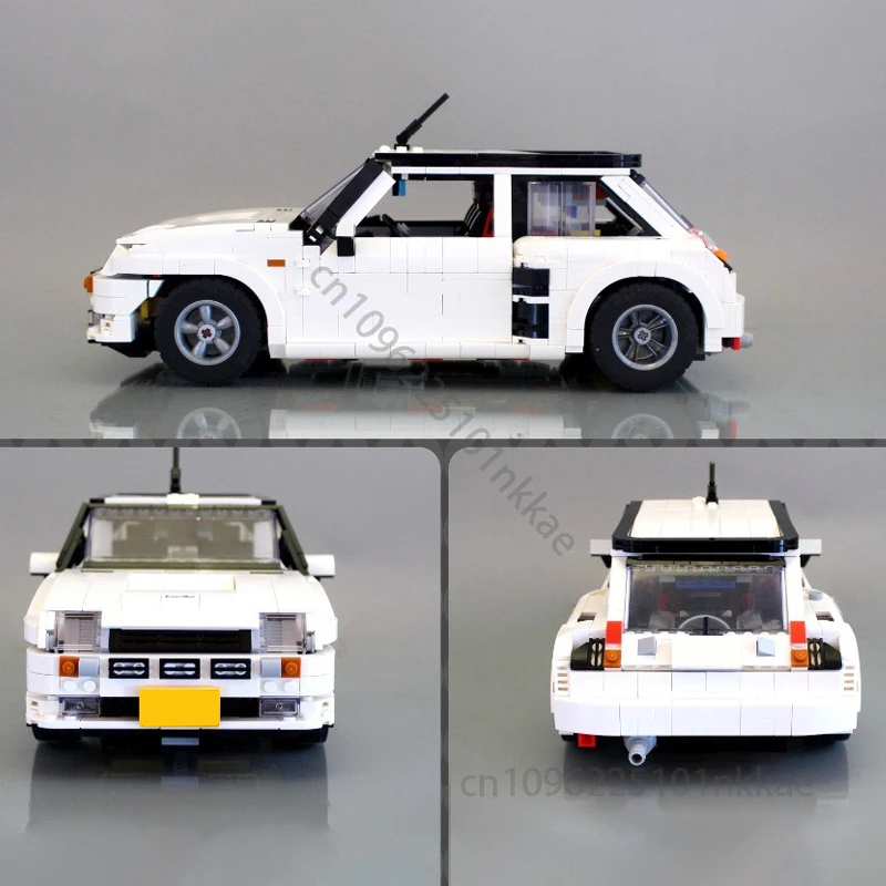 Фото НОВИНКА: Конструктор Renault 5 Turbo 1:13, внедорожник City Champions, гоночная машина, игрушка для мальчиков, подарок №4