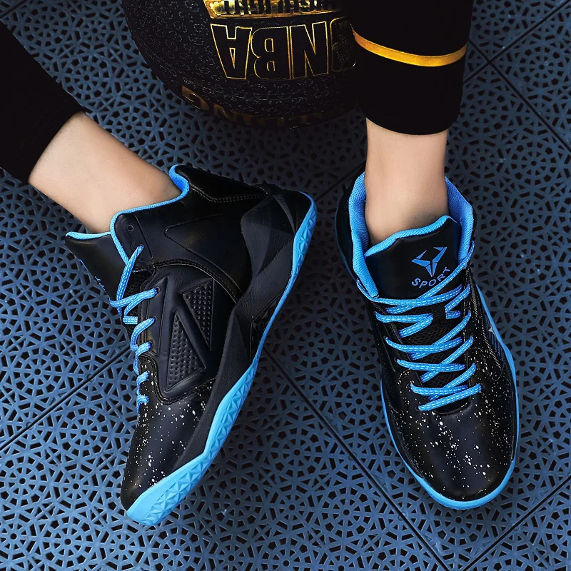 Brand Professional Men's Basketball Shoes Boys Basketball Sneakers Anti-skid Breathable Man Basketball Boots Unisex Size 31-46