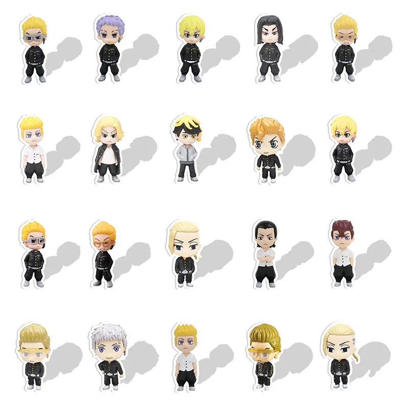 

BANDAI Japan Tokyo Revenger Roles Clear Shape Epoxy Resin Charms DIY Flat Back Cartoon Jewelry Makings for Decoration MK129