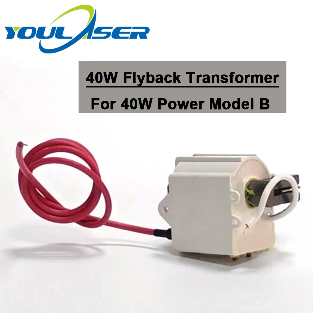 

High Voltage Flyback Transformer 40W for CO2 40W Laser Power Supply Model B