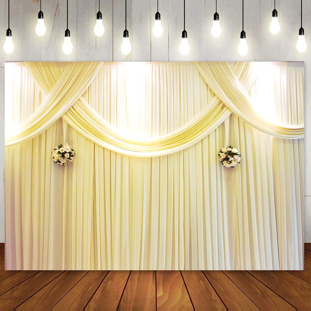 

Flower Wall Curtain Photo Backdrop Baby Bridal Shower Stage Wedding Birthday Party Banner for Photography Studio Background HD