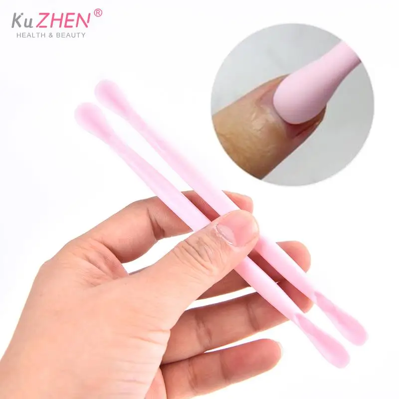 

1/2 шт., двусторонний триммер для удаления кутикулы