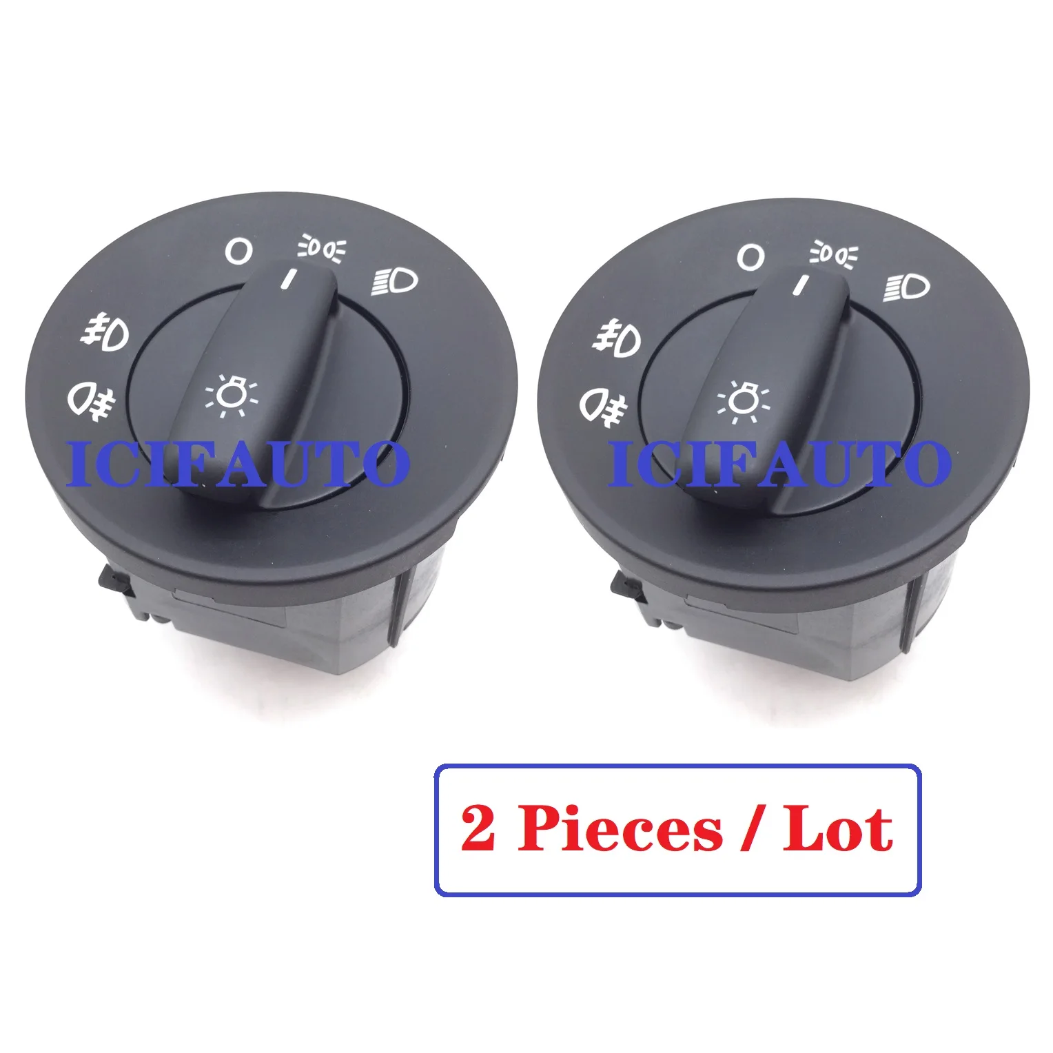 

1Z0941431E New Green Light For Skoda Octavia MK II A5 1Z3 1Z5 Headlight Fog Lamp control Switch 1Z0941431 / 1Z0941431A 3X1
