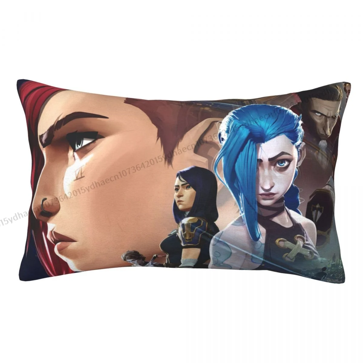 

Poster Pillow Case League Of Legends Arcane Cushion Covers Home Sofa Chair Decorative Backpack Covers