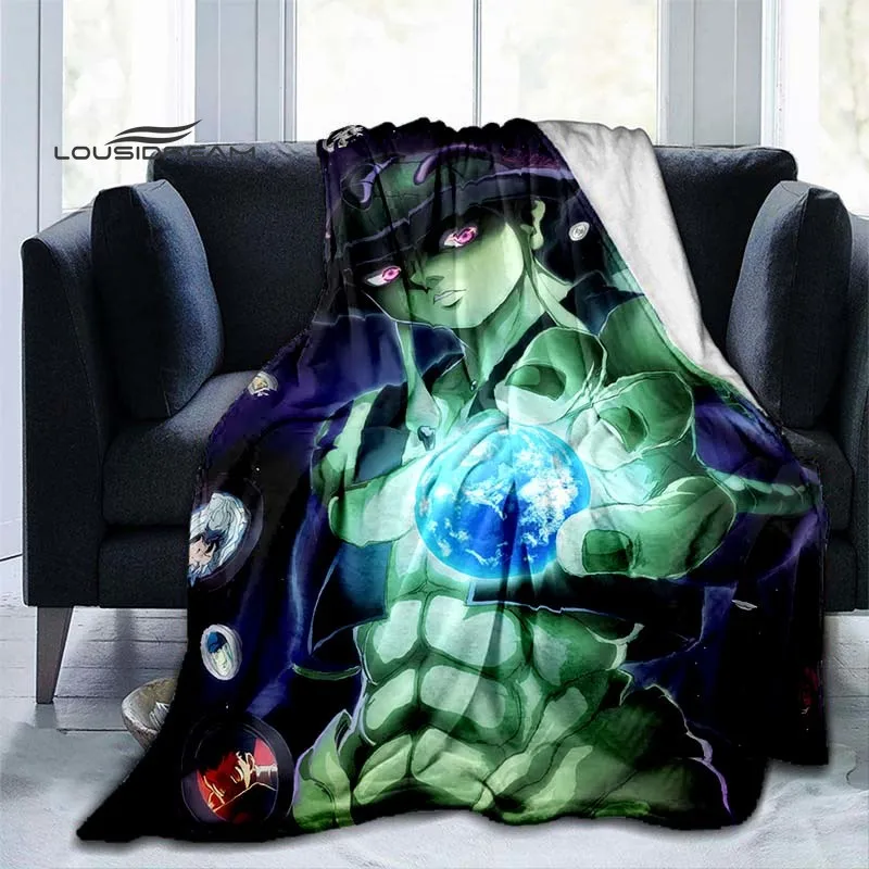 Охотничье аниме одеяло модное мультяшное мягкое фланелевое 3D печать покрывало