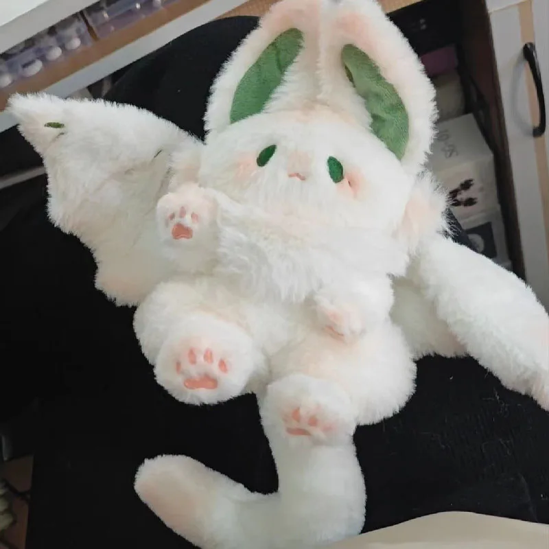 

Flying Big Bat Rabbit Plush Toys Big White Rabbit Doll Soothing Doll Rag Doll Small Fuzhu Bat Rabbit Send Birthday Gift