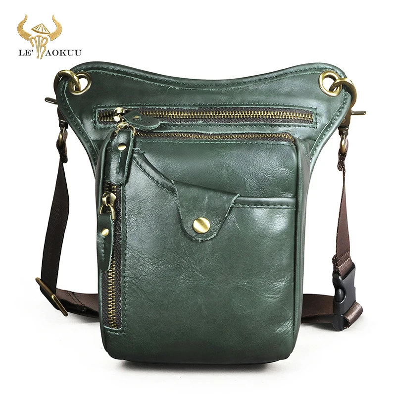 Классическая дорожная сумка-слинг из вощеной кожи для мужчин и женщин 211-5 |