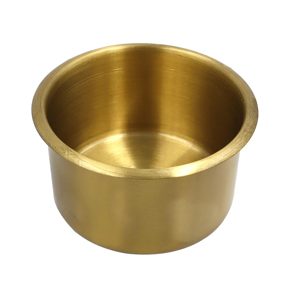 

RV Modification Cup Saucer Motorcycle Holder Can Desktop Storage Refit Copper Insert