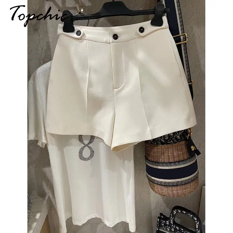 

Luxury Designer Clothing Women 2023 Spring Summer Elegant High Waist Ropa De Mujer korean Beige Black Short Femme