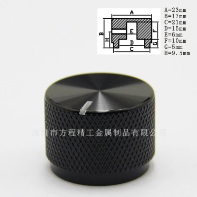 Алюминиевая ручка потенциометра 4 шт. 23*17*6 мм колпачок регулятор громкости