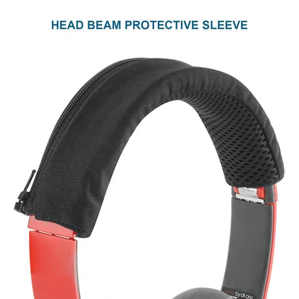 

Head Beam Band Cushion Practical Headphone Replaceable Head Beam Pad Smooth Zip Head Beam Pad