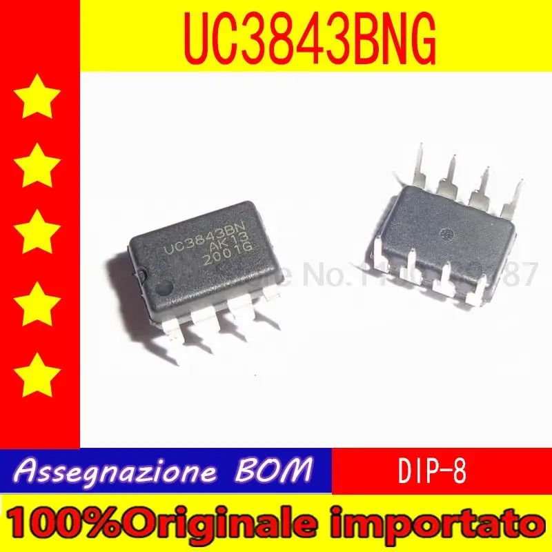 10 шт./лот UC3842BNG UC3842BN UC3843BNG UC3843BN UC3844BNG UC3844BN UC3845BNG UC3845BN DIP-8