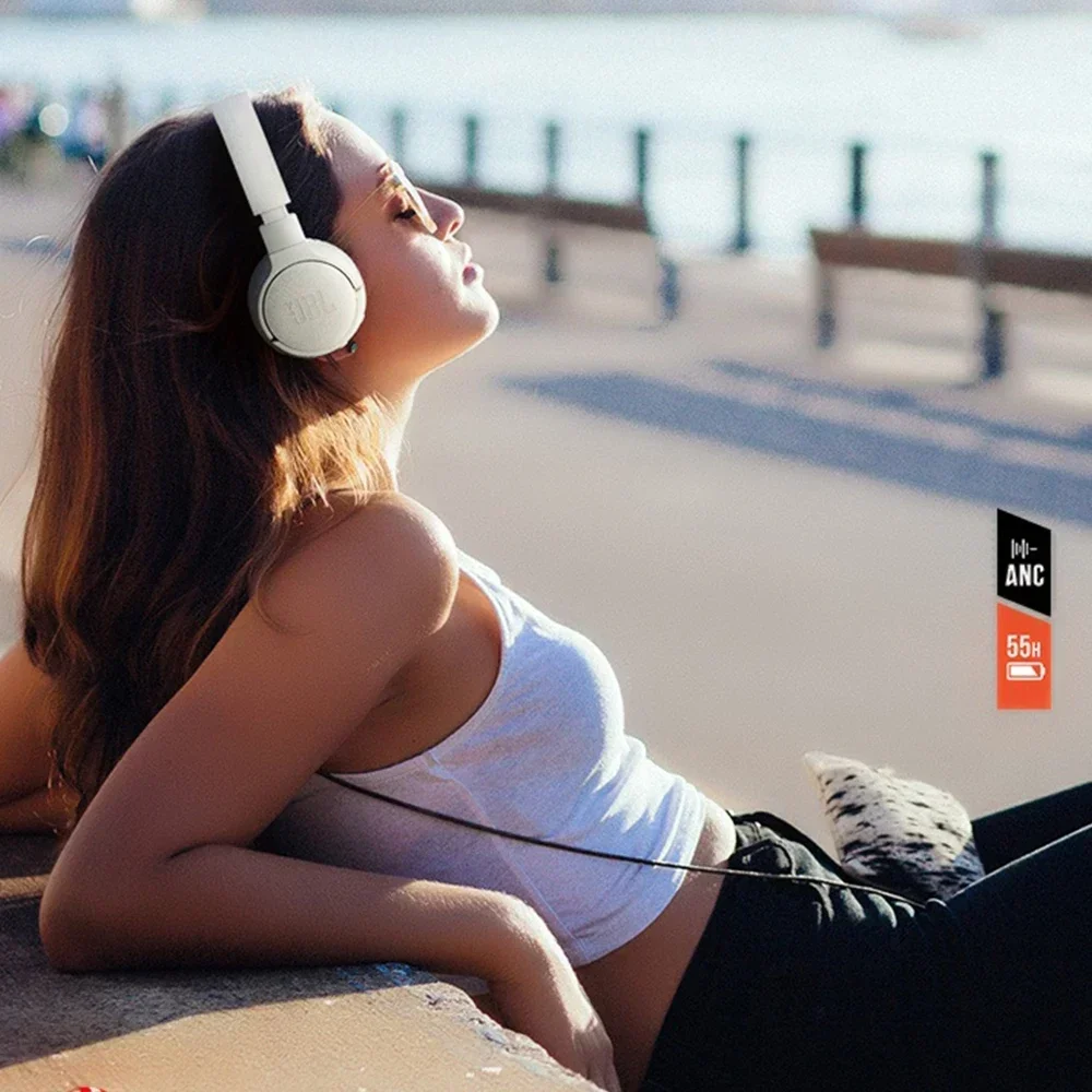 Новинка 100% беспроводные наушники Jbl Tune 660NC / JBL T660NC с Bluetooth и активным