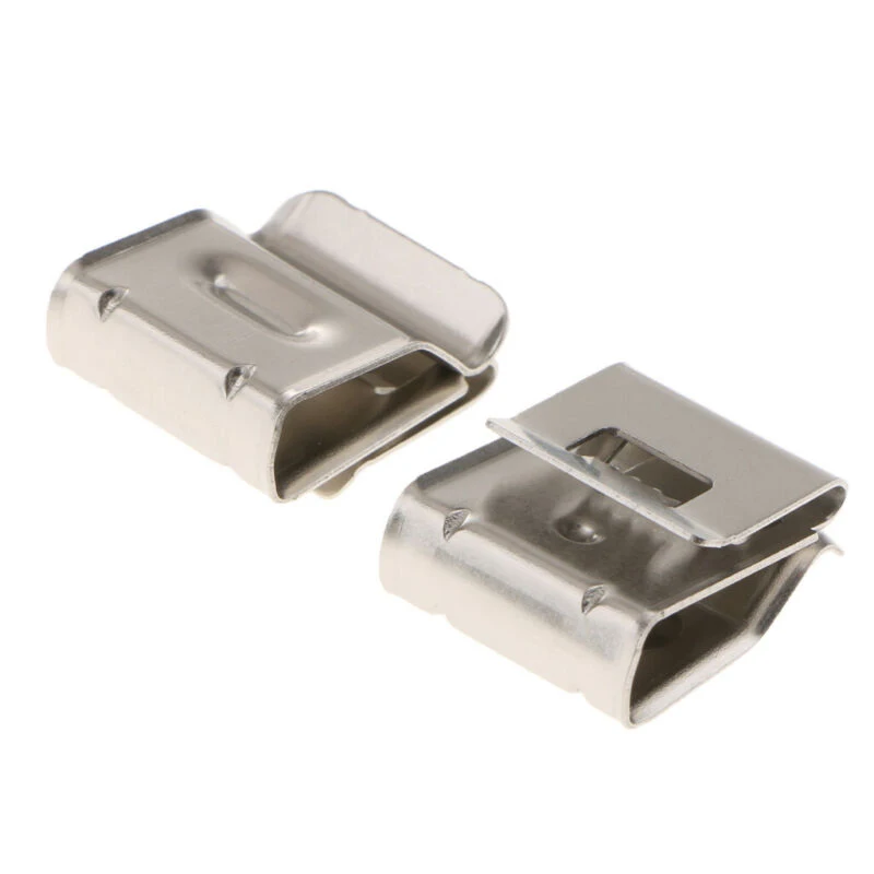 

Wire Fastener Clip Stainless Steel Wires 50pcs Accessories Cable Clamps Electrical Management Convenient Durable