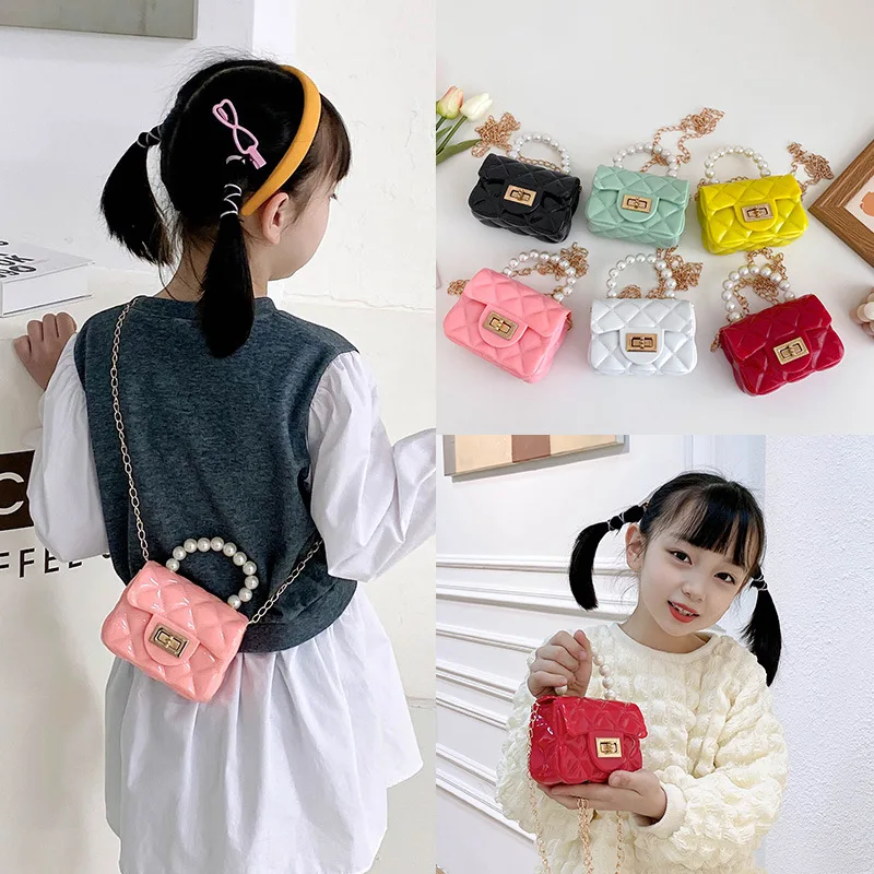 

Cute Kids Crossbody Bags PU Handbags For Little Girls Birthday Gift Baby Children Shoulder Bags Tote Bags Small Phone Purse