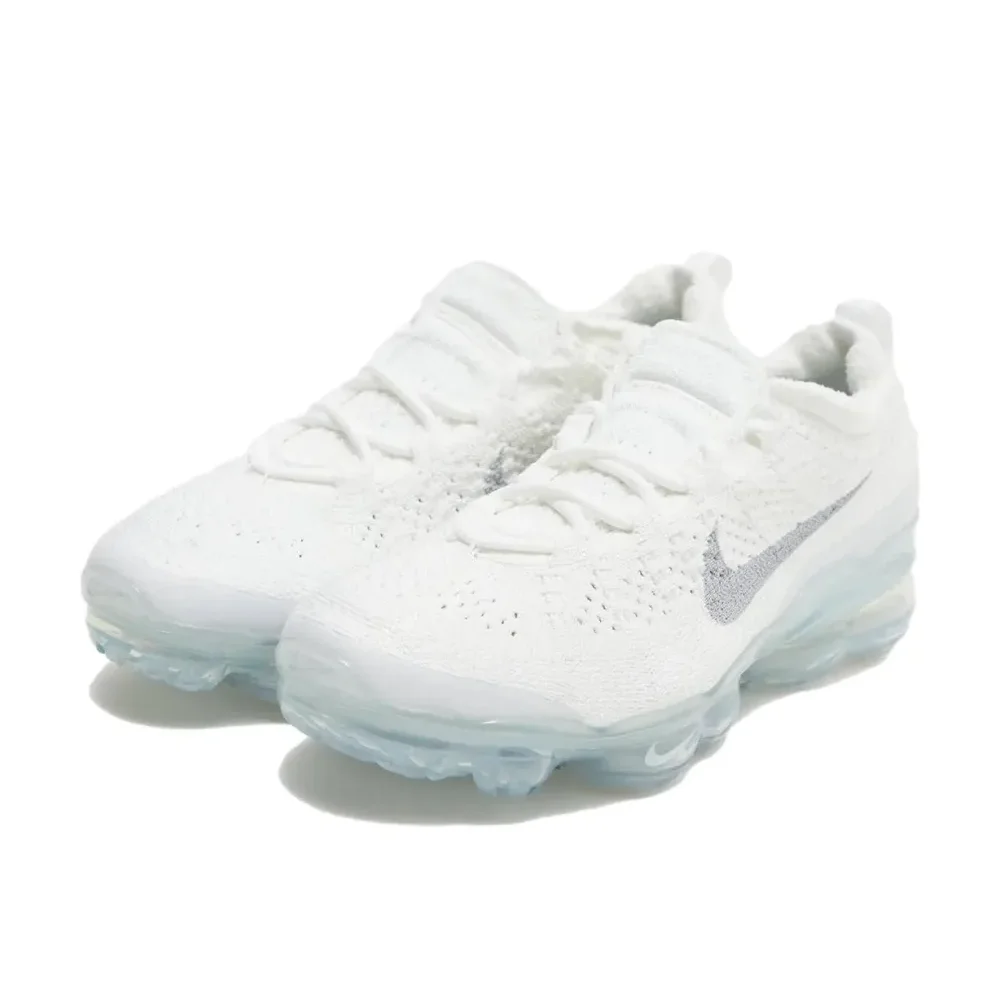 Nike Original White VaporMax 2023 мужские и женские низкие кроссовки Air Flyknit дышащая спортивная