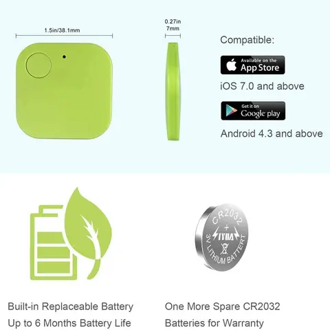 Смарт-трекер для отслеживания местоположения, Bluetooth, цвет в ассортименте