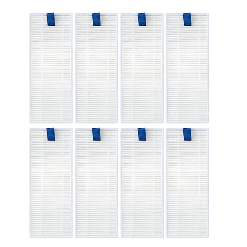 8 Pcs White Replacement Kit Vacuum Cleaner Accessories Hepa Filter For Dynaking R7