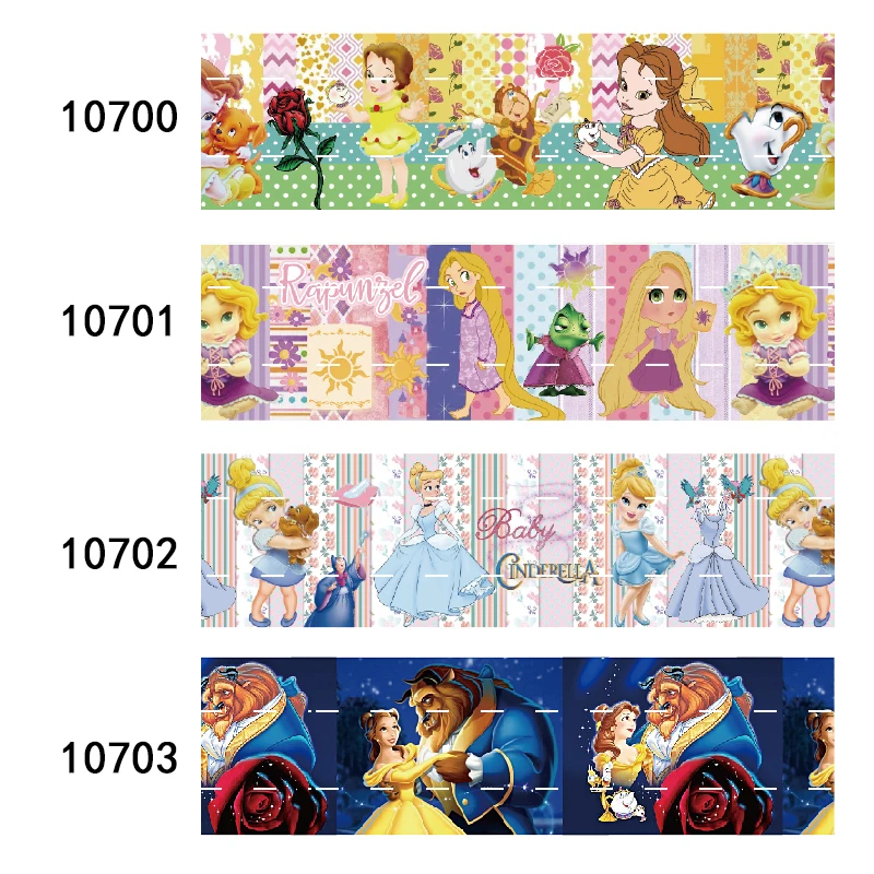 

Disney Princess Baby Character Grosgrain Ribbon 38mm 50yards Printed for DIY Bows Craft Supplies Decoration Handmade Materials