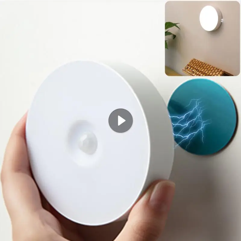 

LED Night Light USB Rechargeable Dimmable Night Lamp Energy-saving Wall-Mounted Lamp Bedroom Decoration Home Closet Lighting