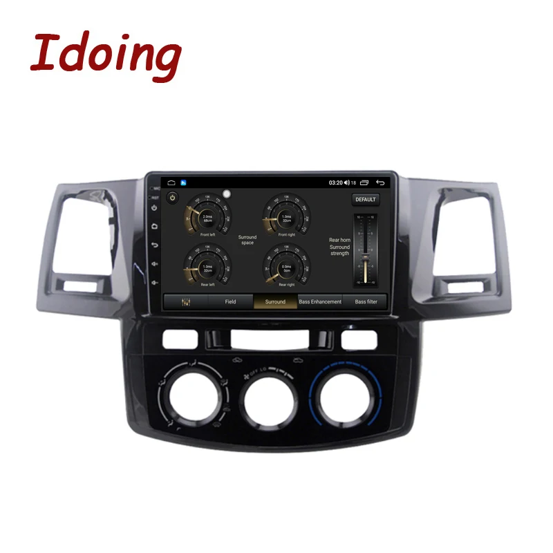 Idoing9 &quotAndroid автомобильный Радио Аудио мультимедийный плеер для TOYOTA HILUX тюнер VIGO