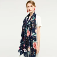 2022 18090cm neckerchief ladies sunscreen scarves popular print silk fashion satin beach towel luxury bandanna muffler shawl