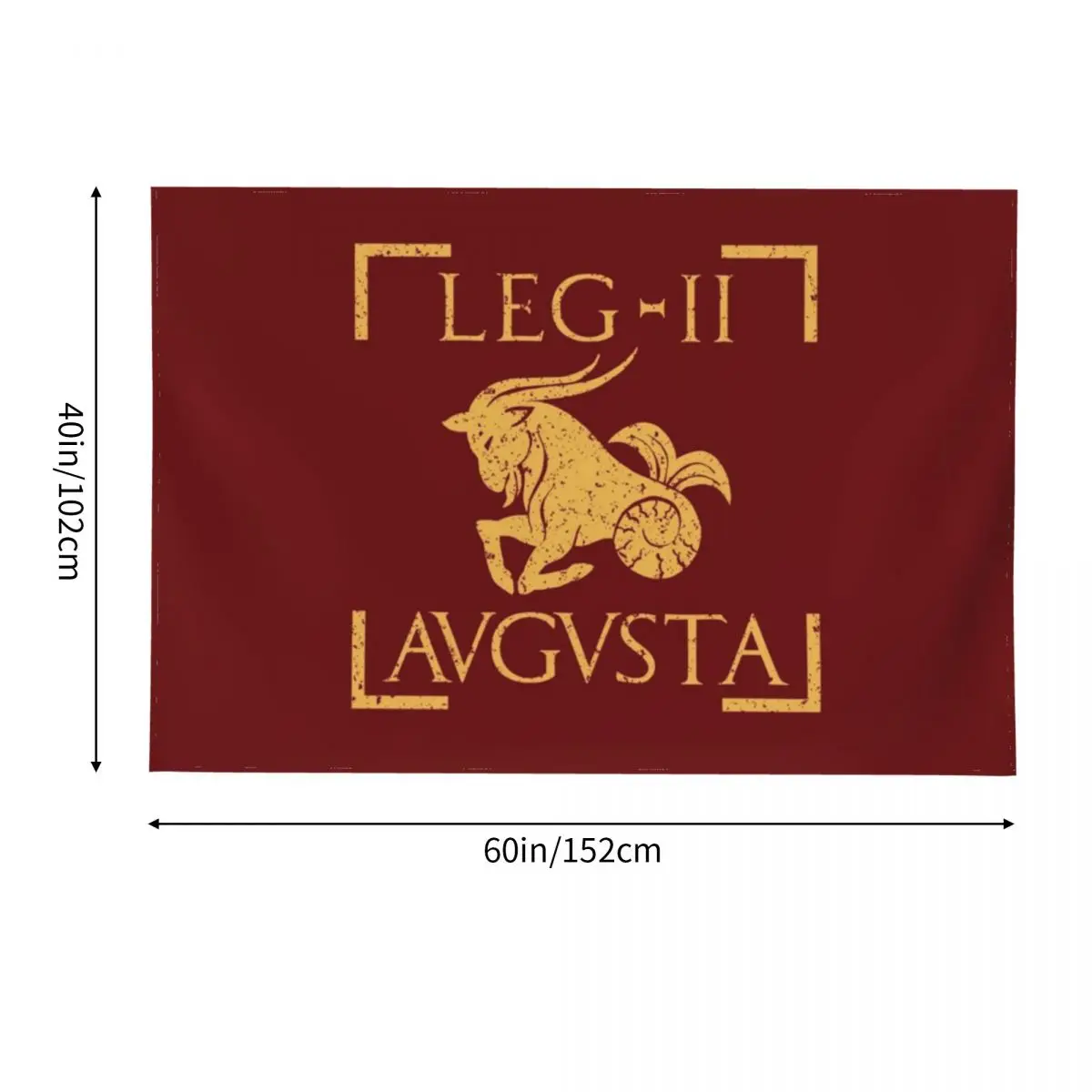 Эмблема Legio II Augusta Capricornus гобелен с римским легионом украшение в виде гриба