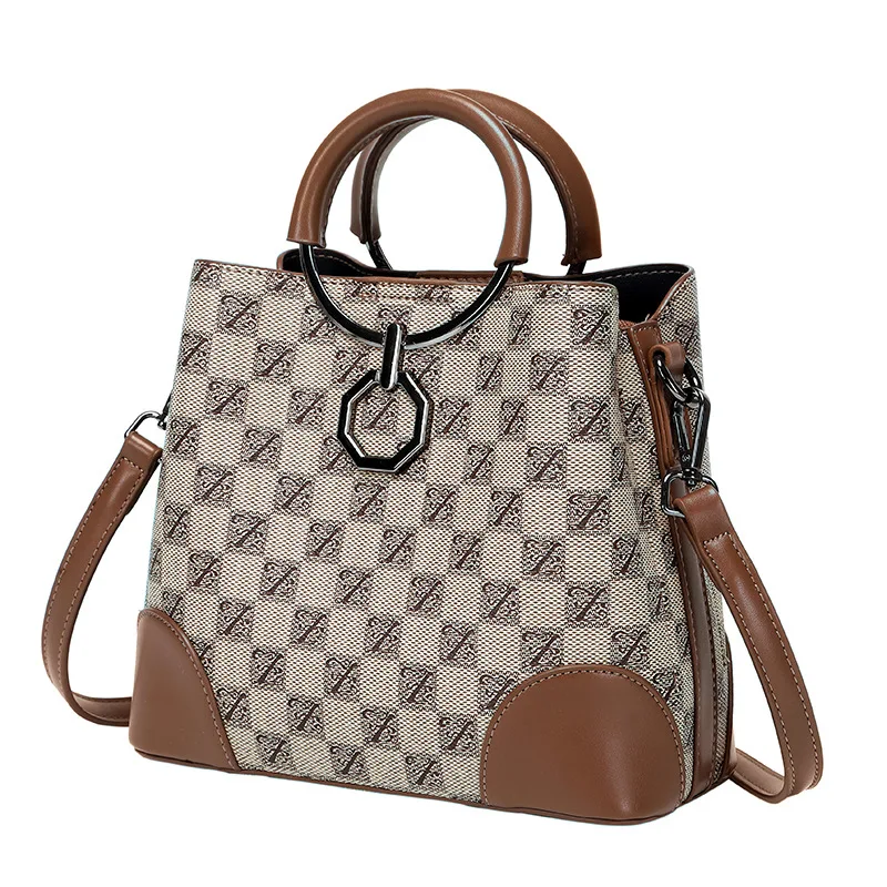 

KUROYABU New Fashion Women Bucket Baglarge Capacity Handbag Personality Shoulder Bag Personality Crossbody Bag Bolsas Mujer