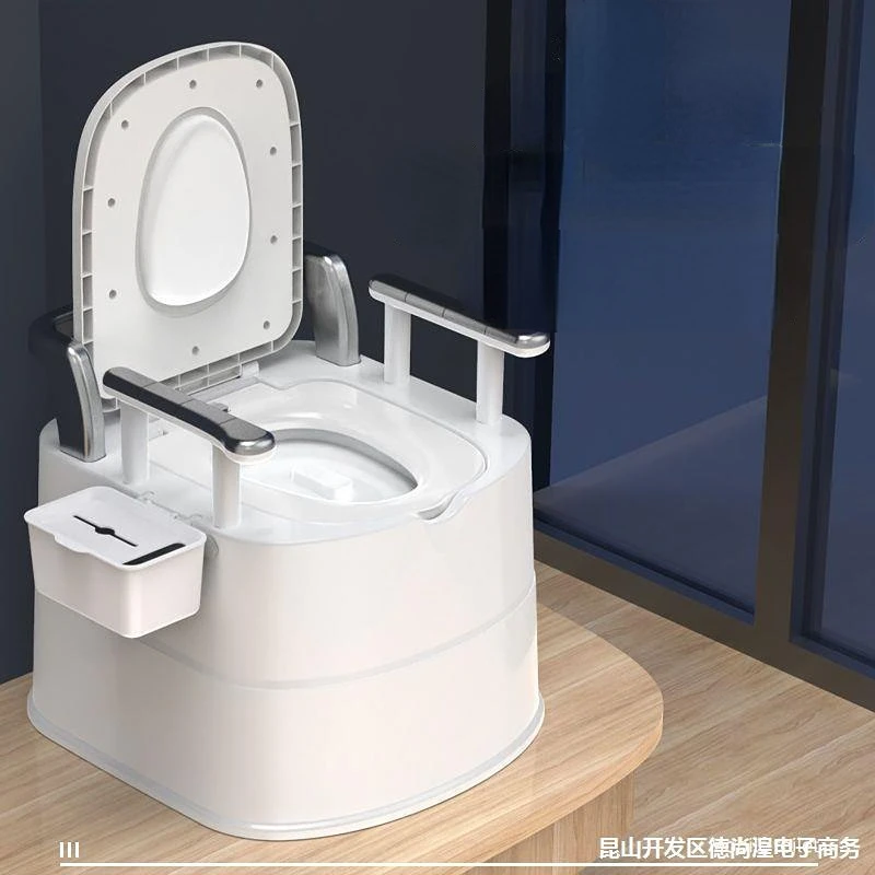 

Removable Toilet Barrel Seat Kit Home Bathroom Potty Outdoor Camping Toilets Portable Toilet Commode Old Elder Pregnant Woman