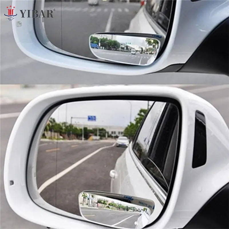 

2 шт., универсальные автомобильные широкоугольные выпуклые зеркала заднего вида с поворотом на 360 градусов