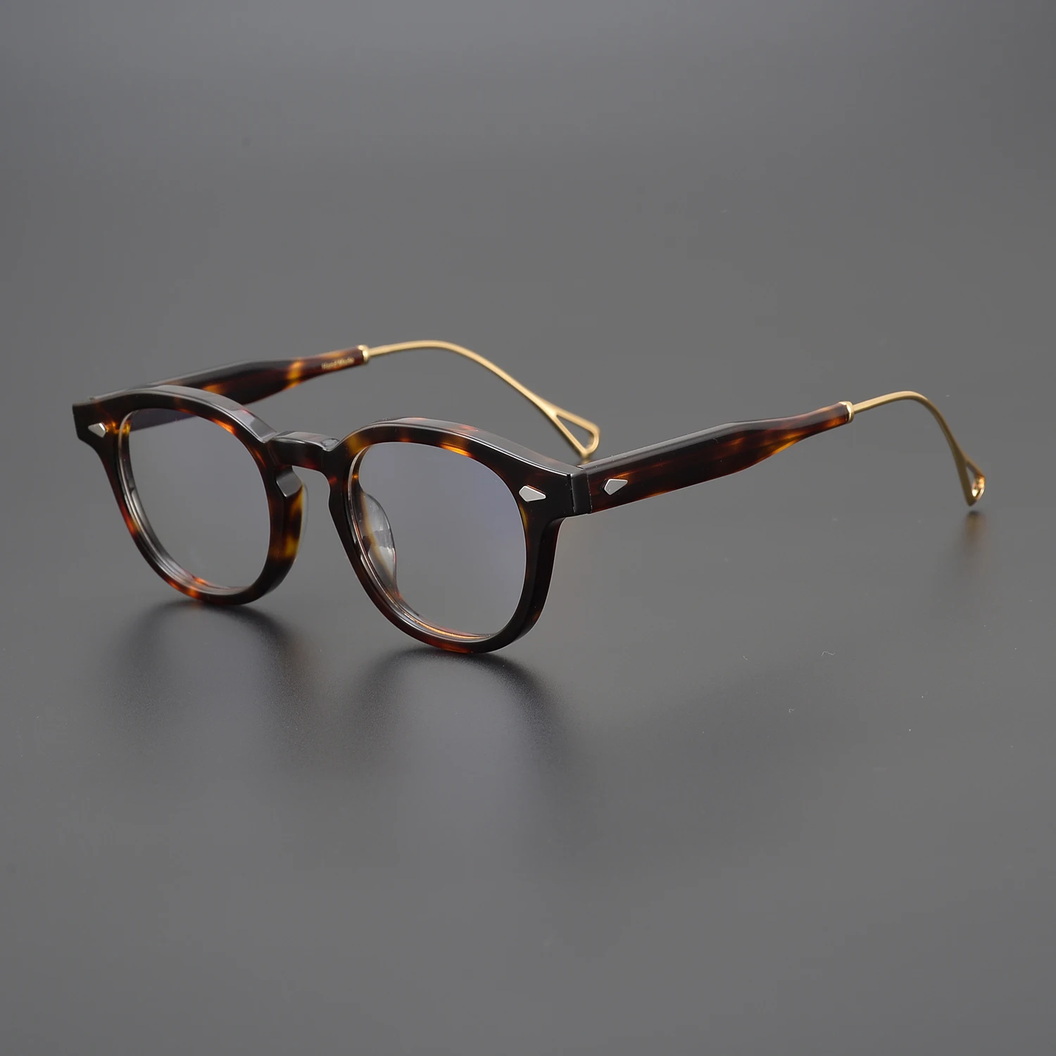 

Японские овальные дизайнерские очки ручной работы из ацетата с титановой дужкой черепаха классические мужские Оптические очки для чтения при близорукости