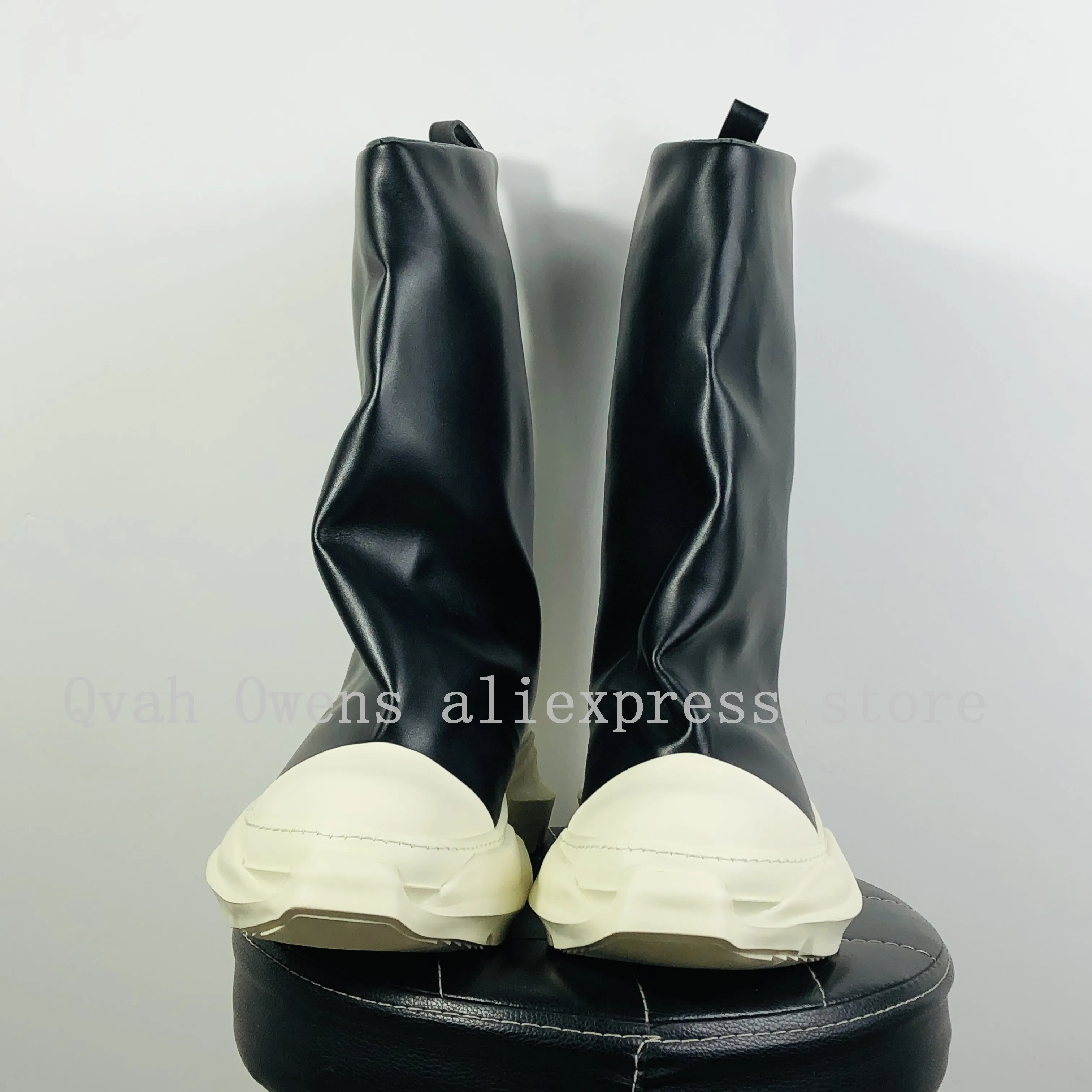 Мужские высокие сапоги Qwa Owens кроссовки из искусственной кожи женские зимние