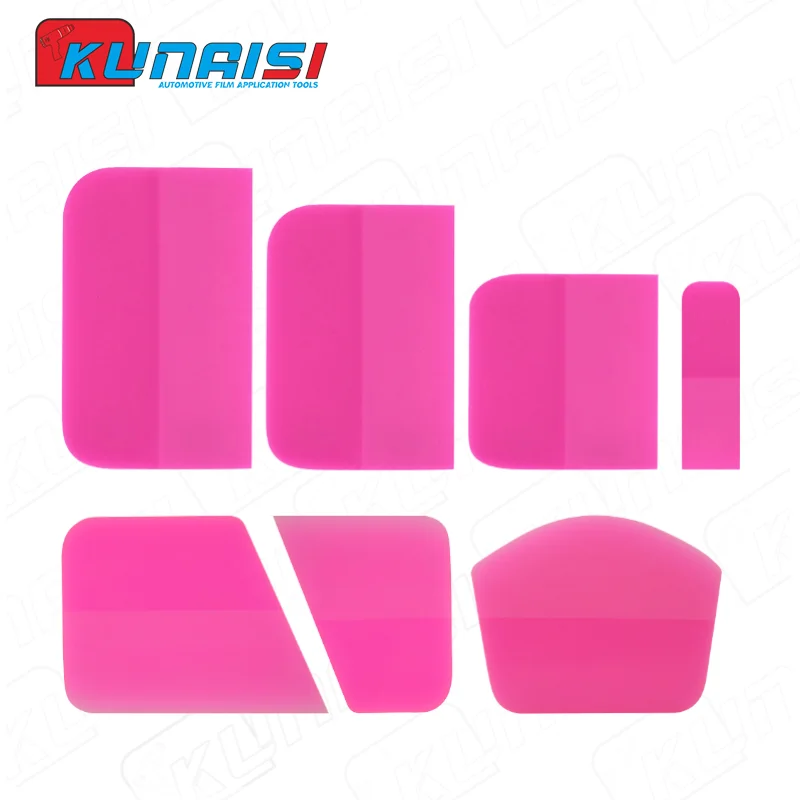 

KUNAISI 7-компонентный скребок PPF, невидимый скребок для автомобильного пальто, инструмент PPF, инструмент для чистки автомойки
