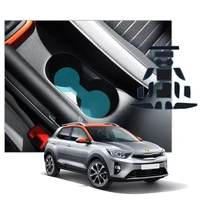 lfotpp car door groove mat for stonic 2018 2019 2020 anti slip mat rubber gate slot pad auto interior styling accessories 15 pcs