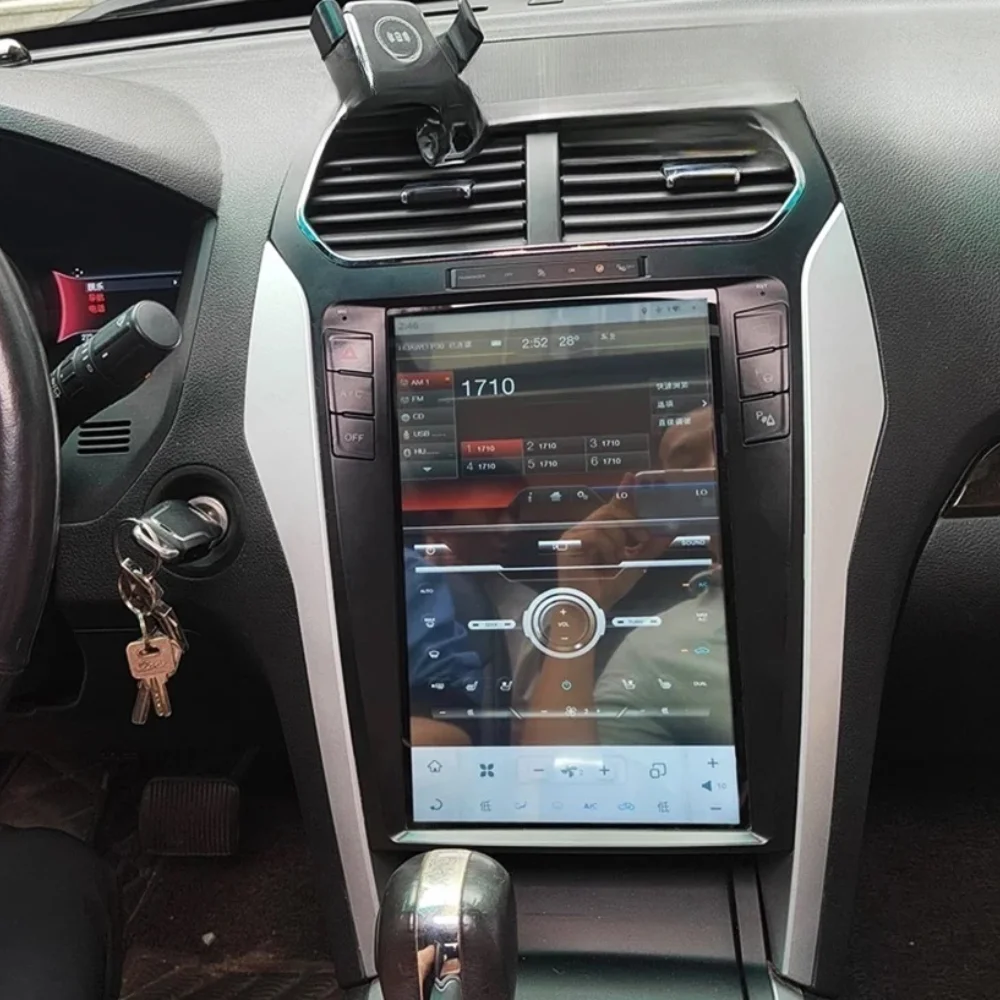 Система Android 13 8 ГБ + 128 Гб автомобильный GPS-навигатор для Explorer 2011-2019 Tesla