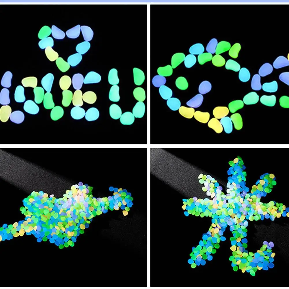 Яркий светящийся камень искусственное неправильное украшение для газона